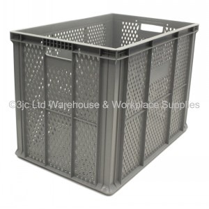 Heavy Duty Stacking Euro Box Vented 60cm 85 Litre
